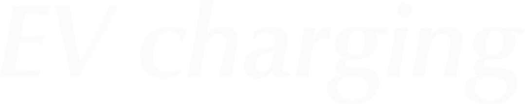 EV charging EV充電設備工事